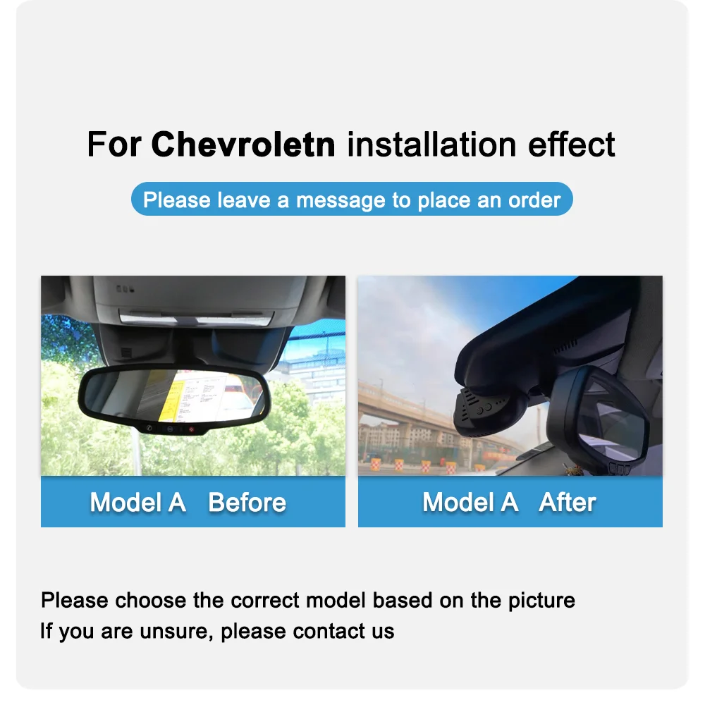 For Chevrolet Cruze Cavalier 2014-2019 Front and Rear 4K Dash Cam for Car Camera Recorder Dashcam WIFI Car Dvr Recording Devices