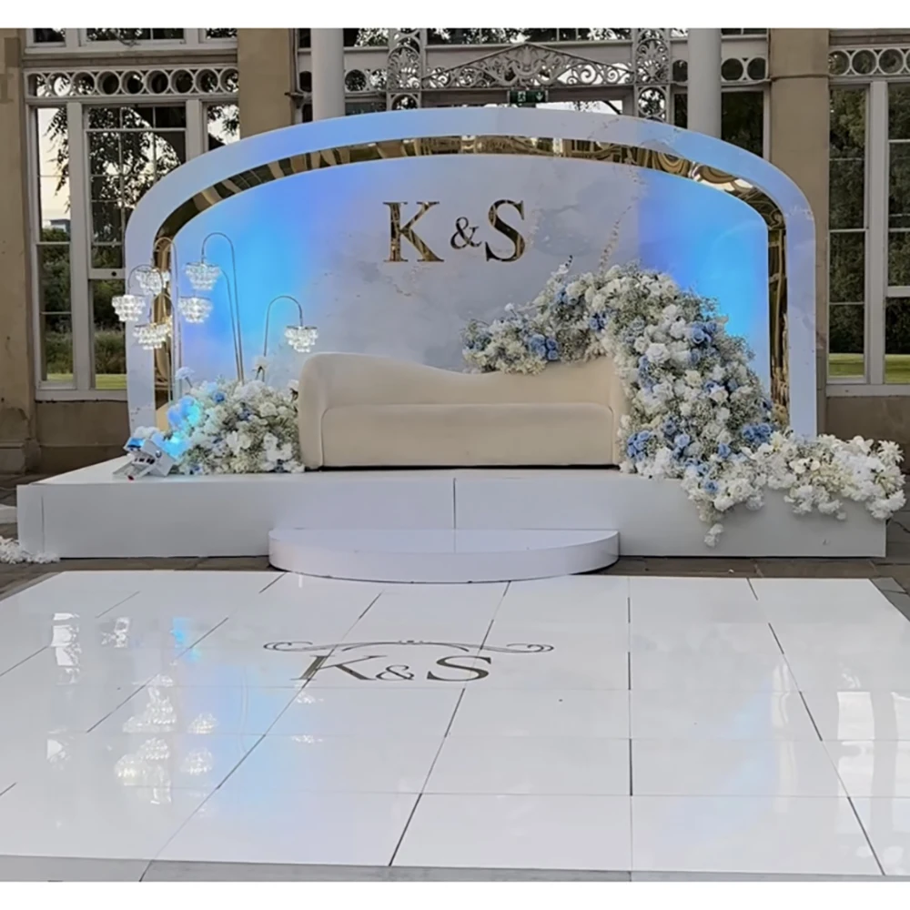 Wedding Decoration Backdrop Stand Large Acrylic White Arch 3d Flower Wall Collapse Backdrop Ideas For Weddings