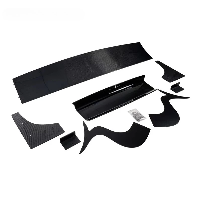 2015-2021 Car Exterior Parts Mustang Robot GT Rear Wind 3K Twill Carbon Fiber Tail Wing for Ford Mustang Rear Spoiler