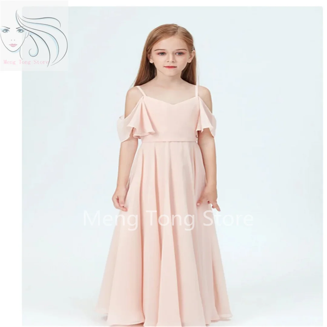 Flower Girl Dresses A-line Beach Wedding Guests Party Princess Dress First Communion Children's Birthday Gift