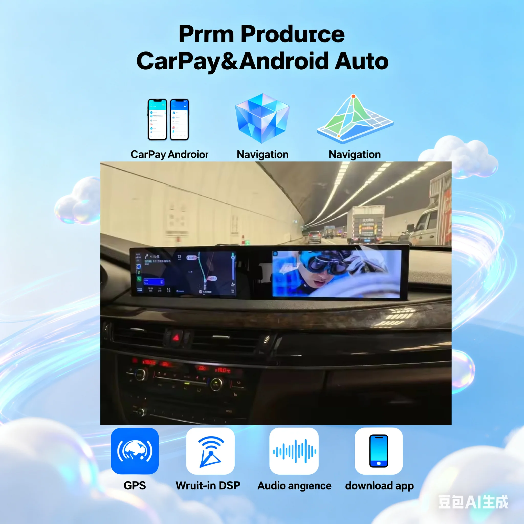 

HD Touch Screen For BMW X5X6 2014 -2018 EVO/NBT System Android 13 Auto Car Radio Video Player Carplay DSP Stereo 4G WiFi