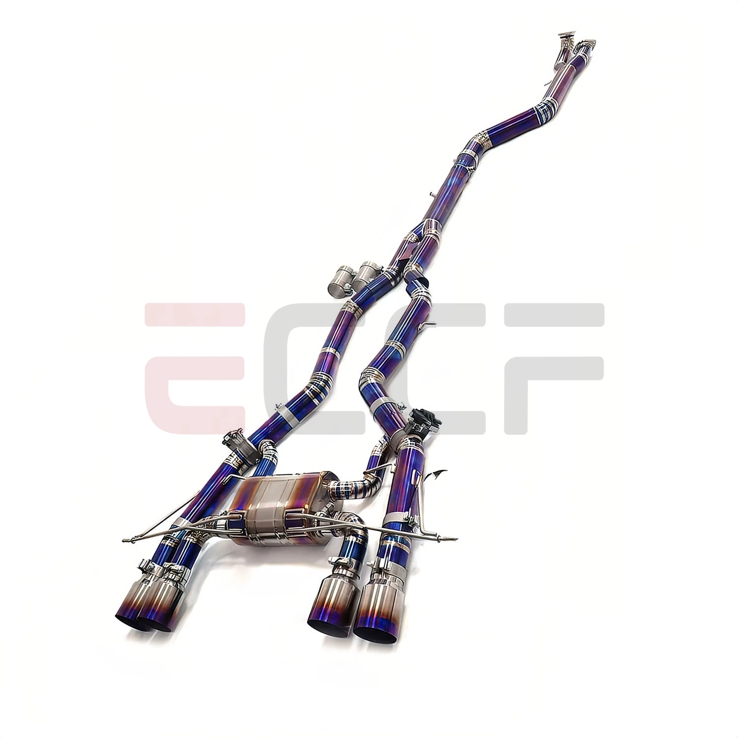 ECCF For BMW M2 G87 2023+ Titanium Catback Exhaust System Plug and Play Performance Upgrade Easy Installation