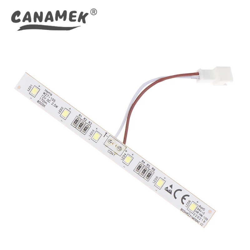 Imagem -04 - Led Light Strip para Geladeira Doméstica Eletrodomésticos de Cozinha Acessórios Faça Você Mesmo W27105 Iluminação por Refrigeração