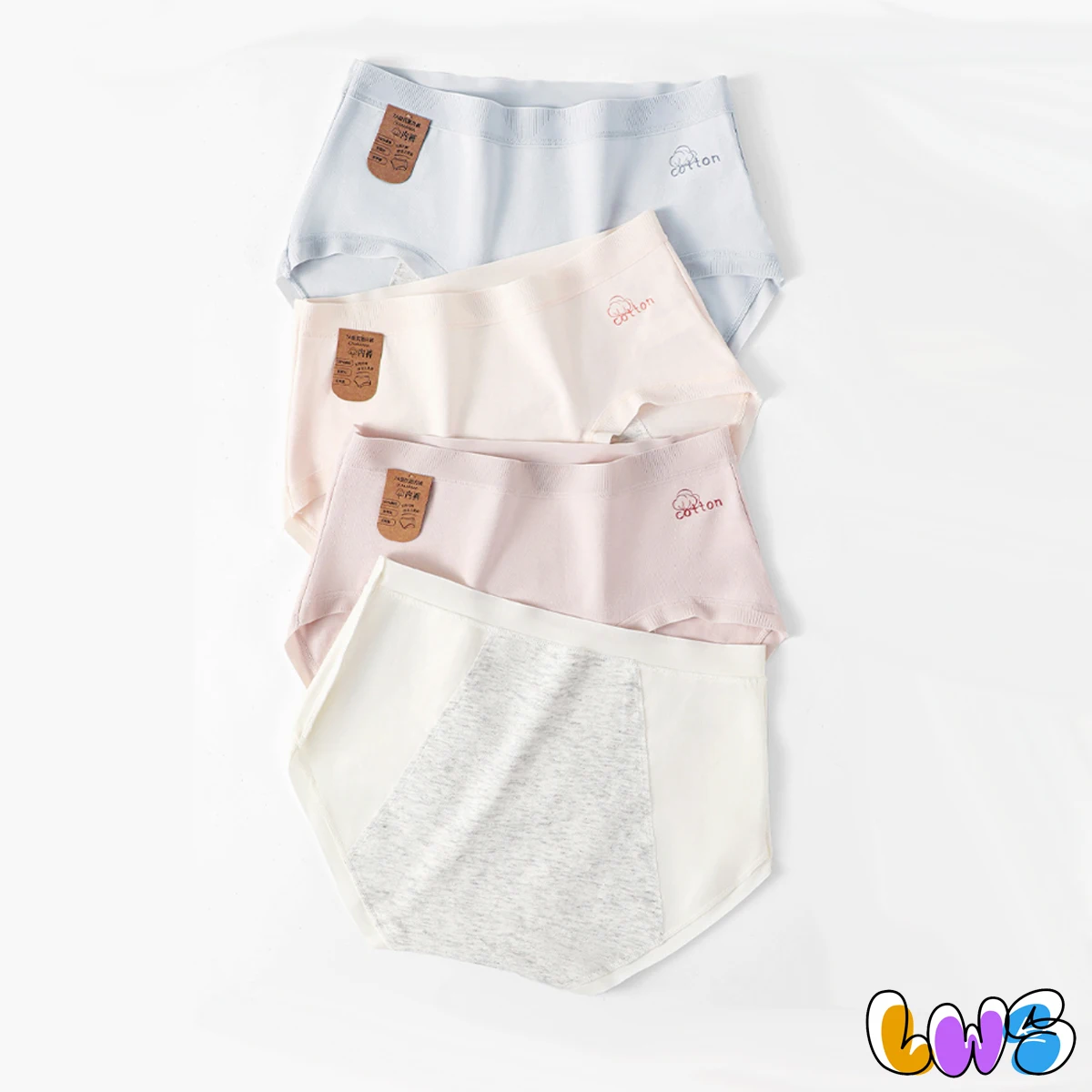 

50S Cotton Women Mentrual Panties Leak Proof Period Female Lingerie Women's Intimates Underwears Antibacterial Sexy Femme Briefs