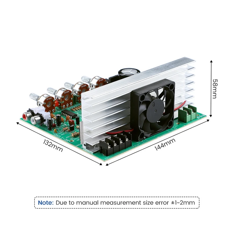 DX-2.1 channel high-power amplifier board, subwoofer speaker, DIY finished amplifier board