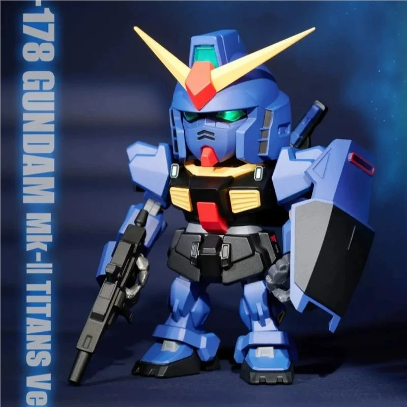 Original Bandai QMSV Mini Z Gundam & Gundam Mk-II Series Z Gundam