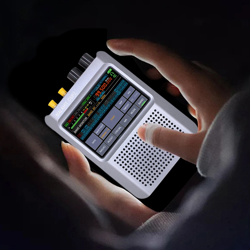 Новая прошивка 2,30, цифровая портативная радиостанция второго поколения, аккумулятор 5000 мАч, радиодинамик, регулируемый фильтр, 3,5-дюймовый сенсорный ЖК-дисплей