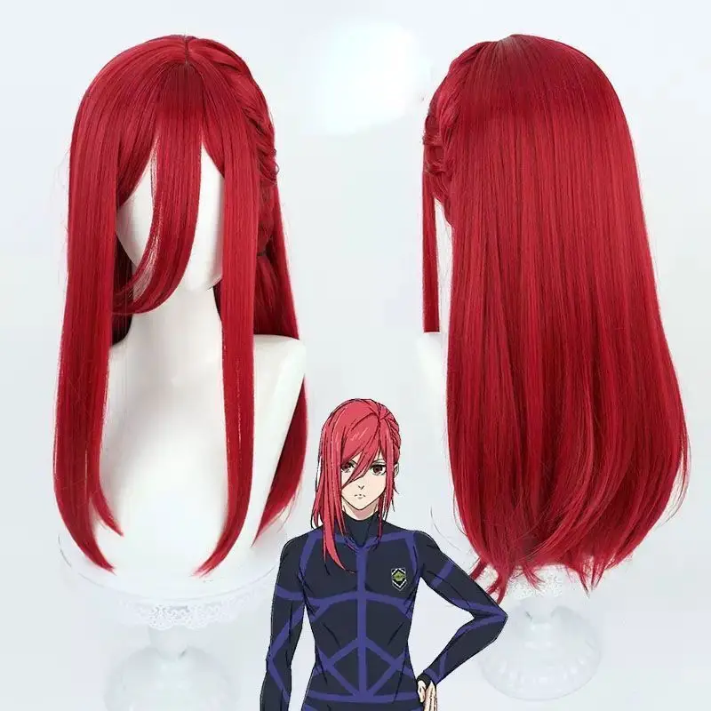 赤髪＆サイドブレイド コスプレウィッグ チギリ・ヒョウマ用 |   ブルーロック アニメキャラクター コスチュームアクセサリー