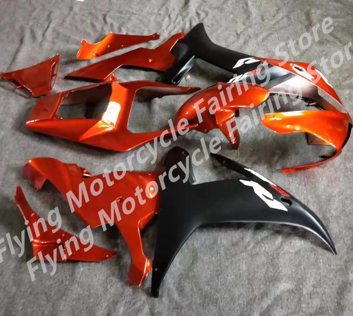 Nn-100%Fit fairing kits for 2002  YZF-R1 02-03 YZF R1 2002 2003 orange red YZF1000 R1 02 03 fairing kits for Yamaha