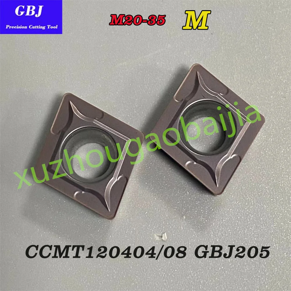 GBJ-CNC CCMT120404 CCMT120408 GBJ205 CCMT 431 432 Stainless steel turning boring inserts High quality