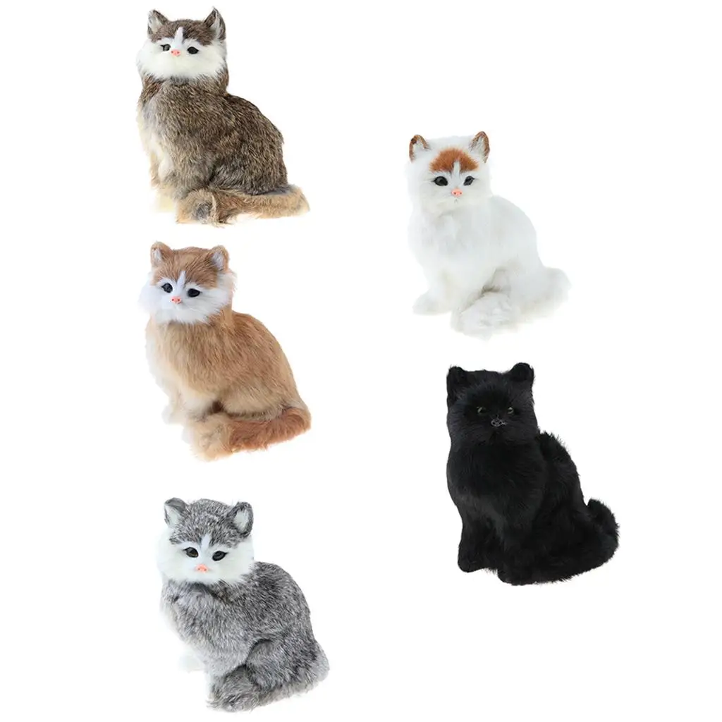 Figuras de cavalo/gato brinquedo simulação modelo animal brinquedo educativo infantil