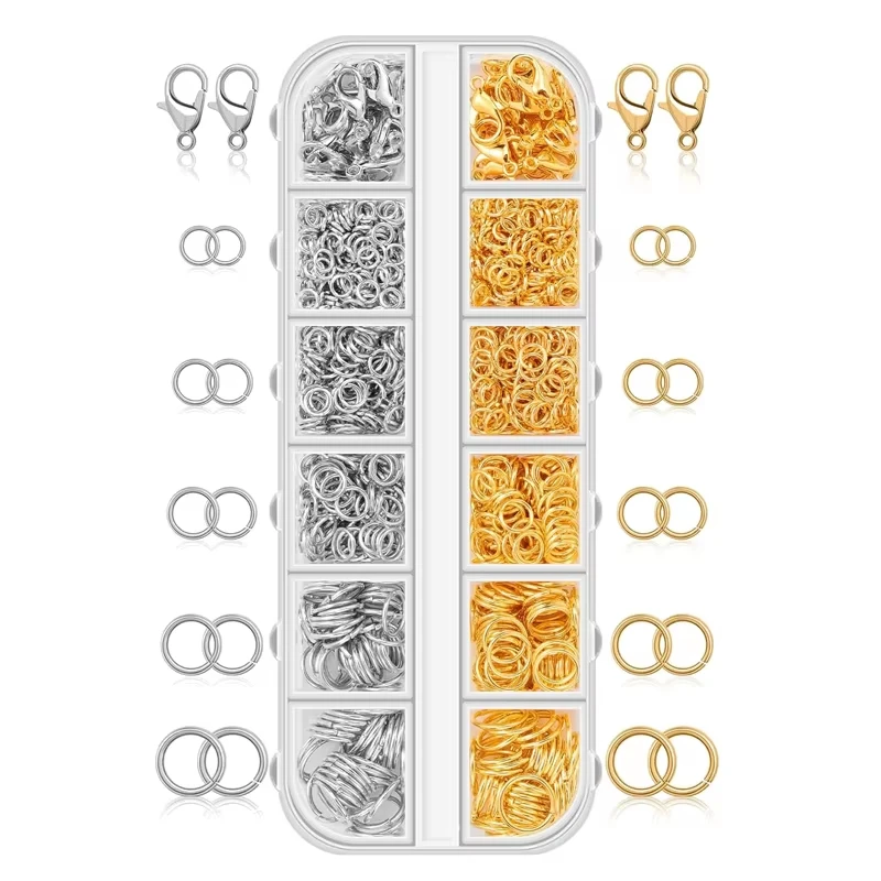 Mixed Sizes Jump Rings Set for DIY Jewelry Making