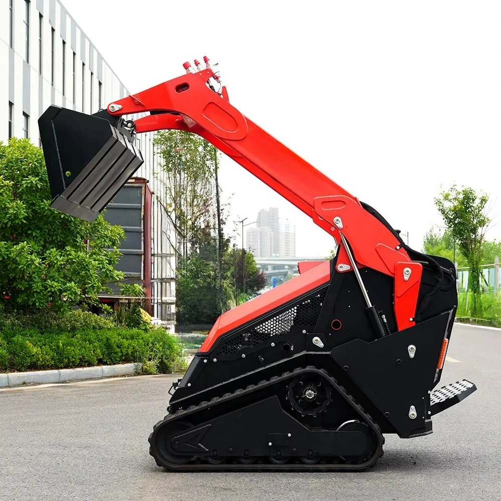 Auxiliary Hydraulic Output Skid Steer Loader Fit Grapple Bucket For Branch Waste And Construction Debris Handling