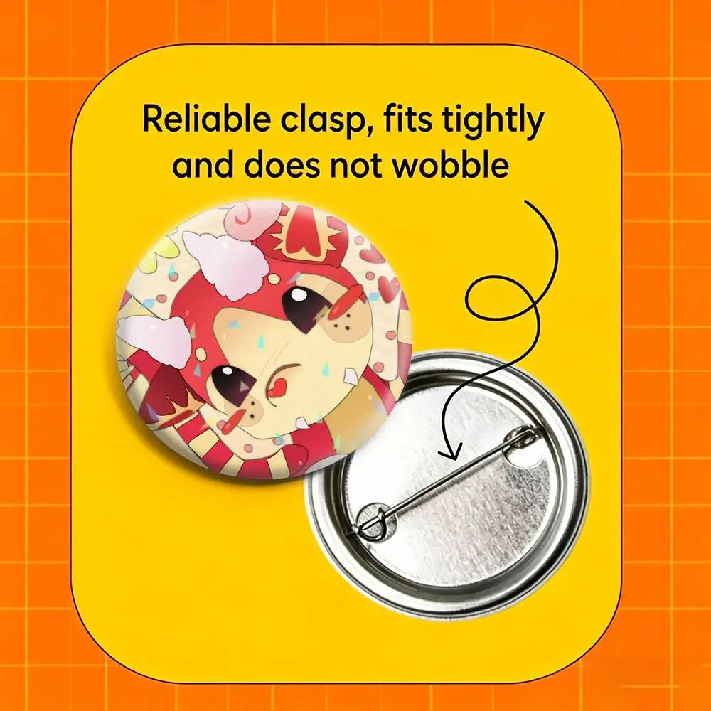 Adopt Me 32/44/58mm Handmade Pins Round Brooch Badge Backpacks Clothes Jewelry Gifts