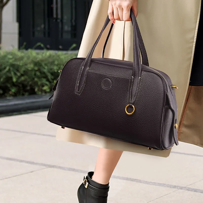 

Повседневные бостонские сумки для женщин, роскошные дизайнерские сумки и кошелек, новинка 2023 года, украшения из искусственной кожи с бисером, верхняя ручка на плечо