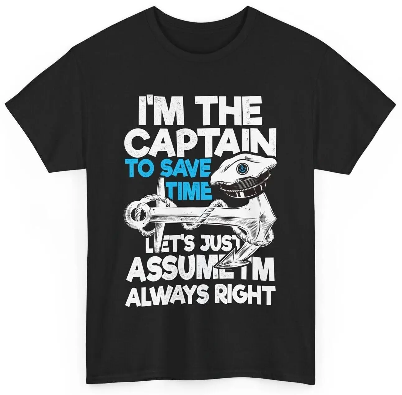 Captain of the Boat Shirt, I'm The Captain Boating Lovers Boat Owner T-shirt