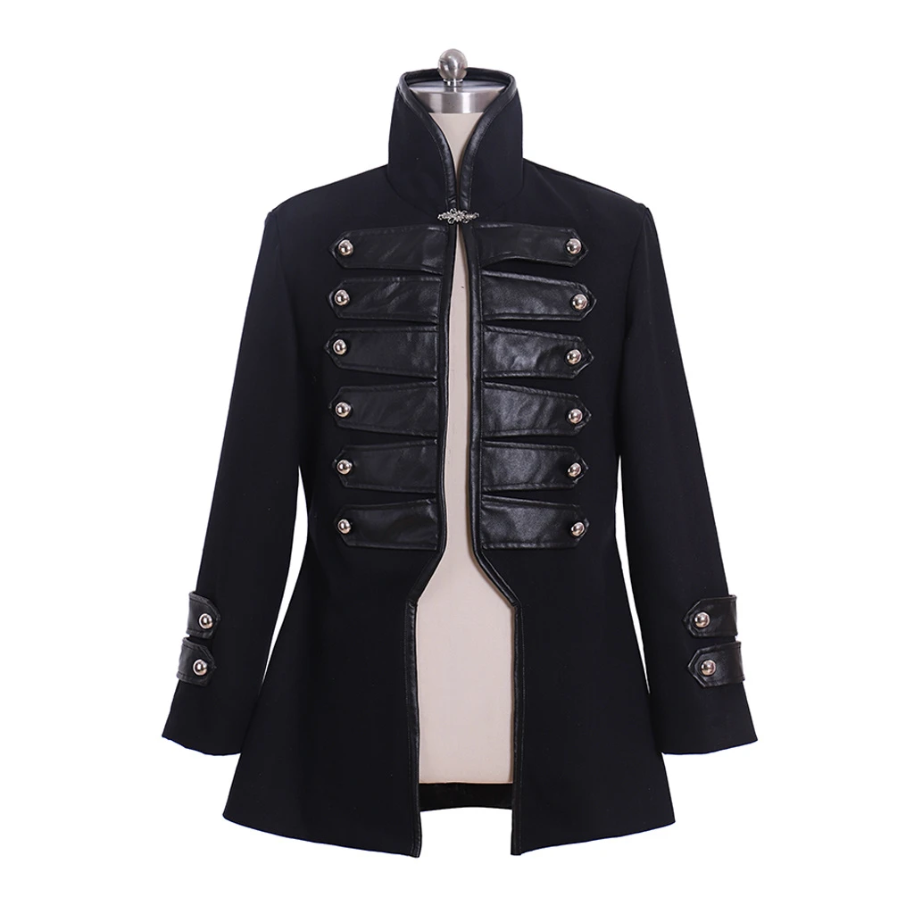 

Medieval Guard Military Jacket Men's Rococo 18th Century Jacket Steampunk Gothic Jacket Officer Costume