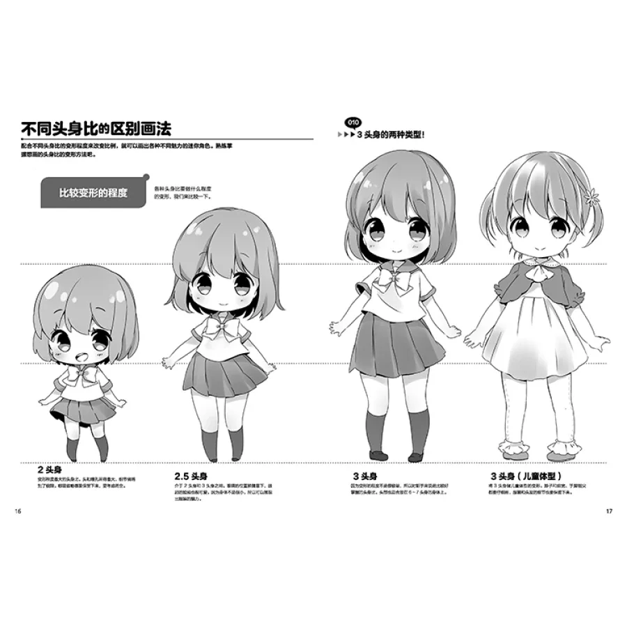 100 Ways To Draw Mini Characters By Mosoko Comic Sketching Line Drawing Techniques Book Getting Started with Drawing Tutorials