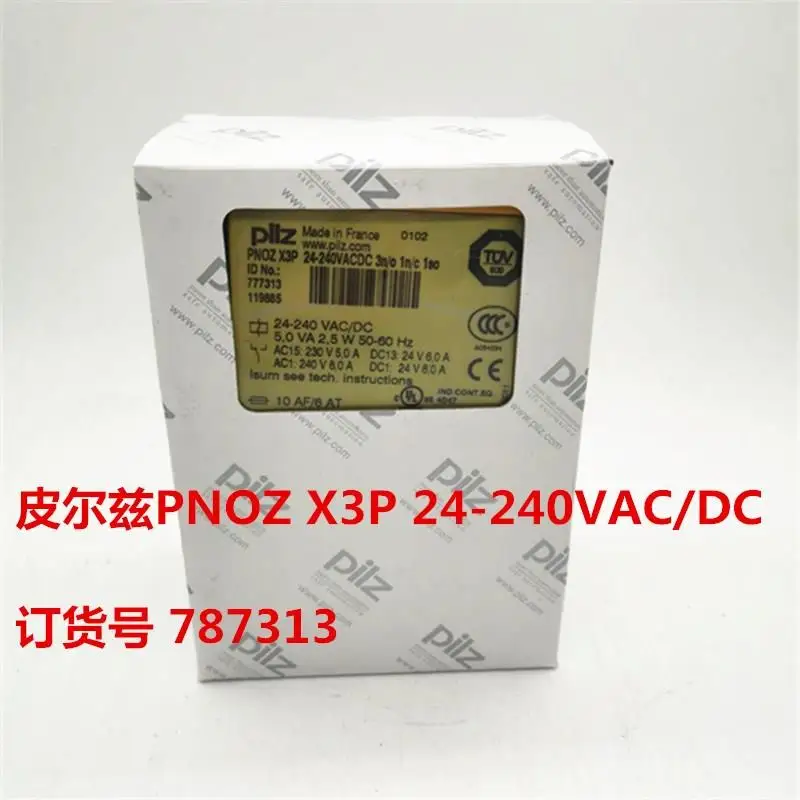 

Imported PILZ PNOZ X3P 24-240VAC/DC Order Number 787313 777313