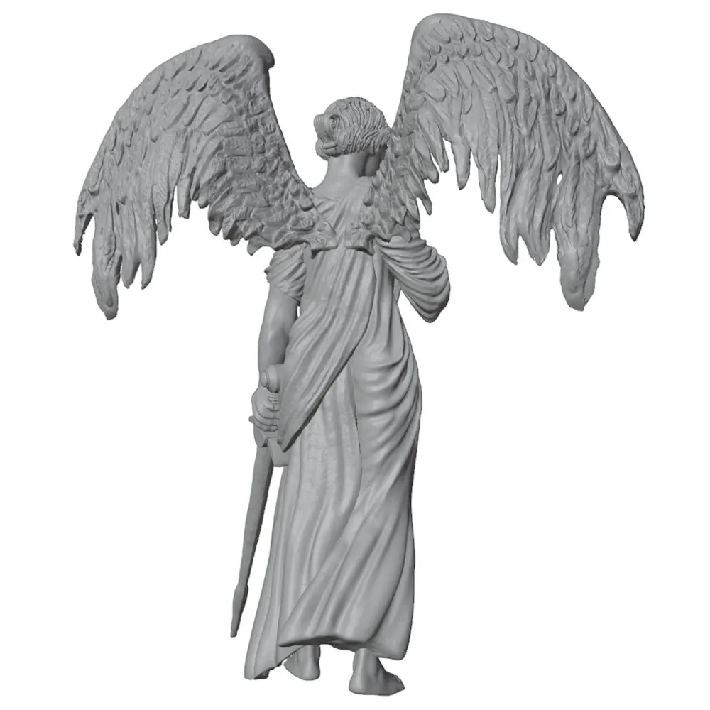 1/24 75mm Ornament resin figurine model, high-precision model figure, not painted, perfect for gaming and collection purposes