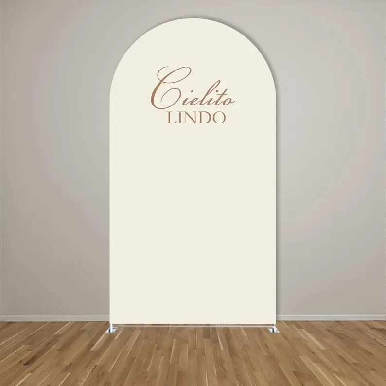 Mehofond البني بلاط قوس خلفية غطاء المكسيك فييستا الزفاف ديكور الزفاف Cielito Lindo استحمام الطفل دنة النسيج الخلفية