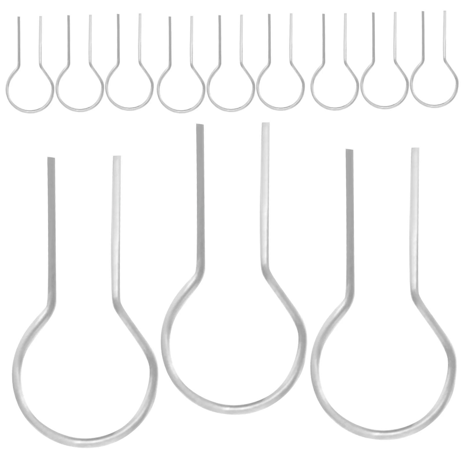 

100 Pcs Mirror Pottery Firing Tools Nail Kits Garden Wire Metal Wall Hooks for Hanging Ceramic Jewelry Burning Needle