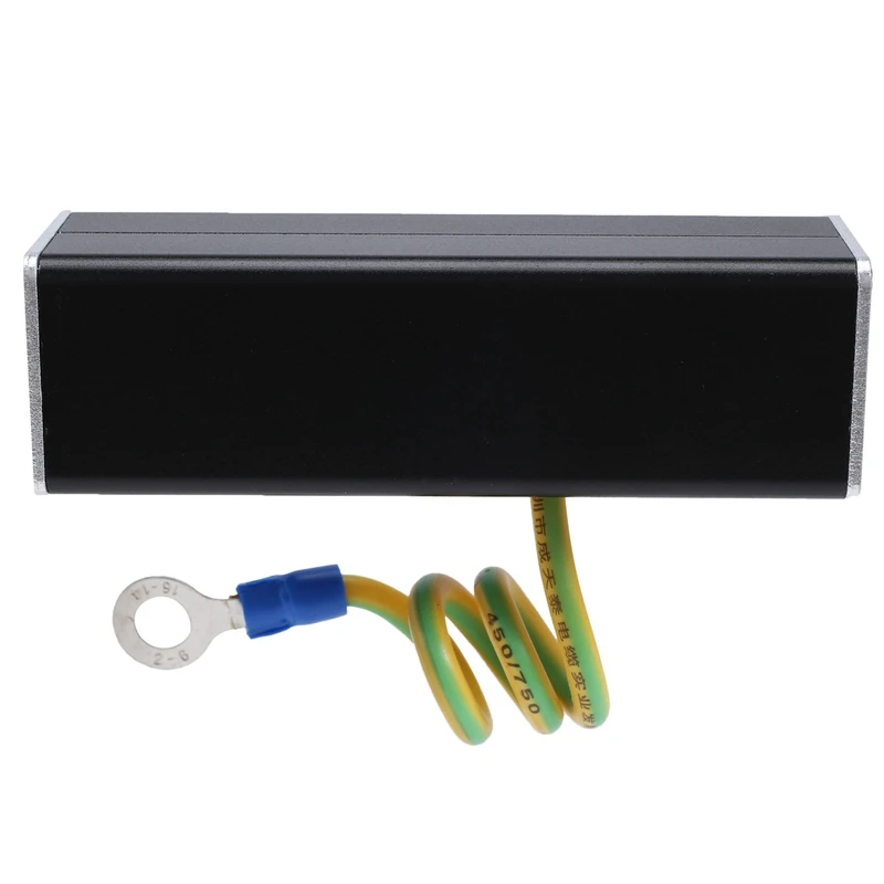 Multifuncional Thunder Prendedor, Suporta 100m Rede de Vídeo, RJ45, Evite Interferência, Telefone e Térmica, Segurança Doméstica, 1 Pc