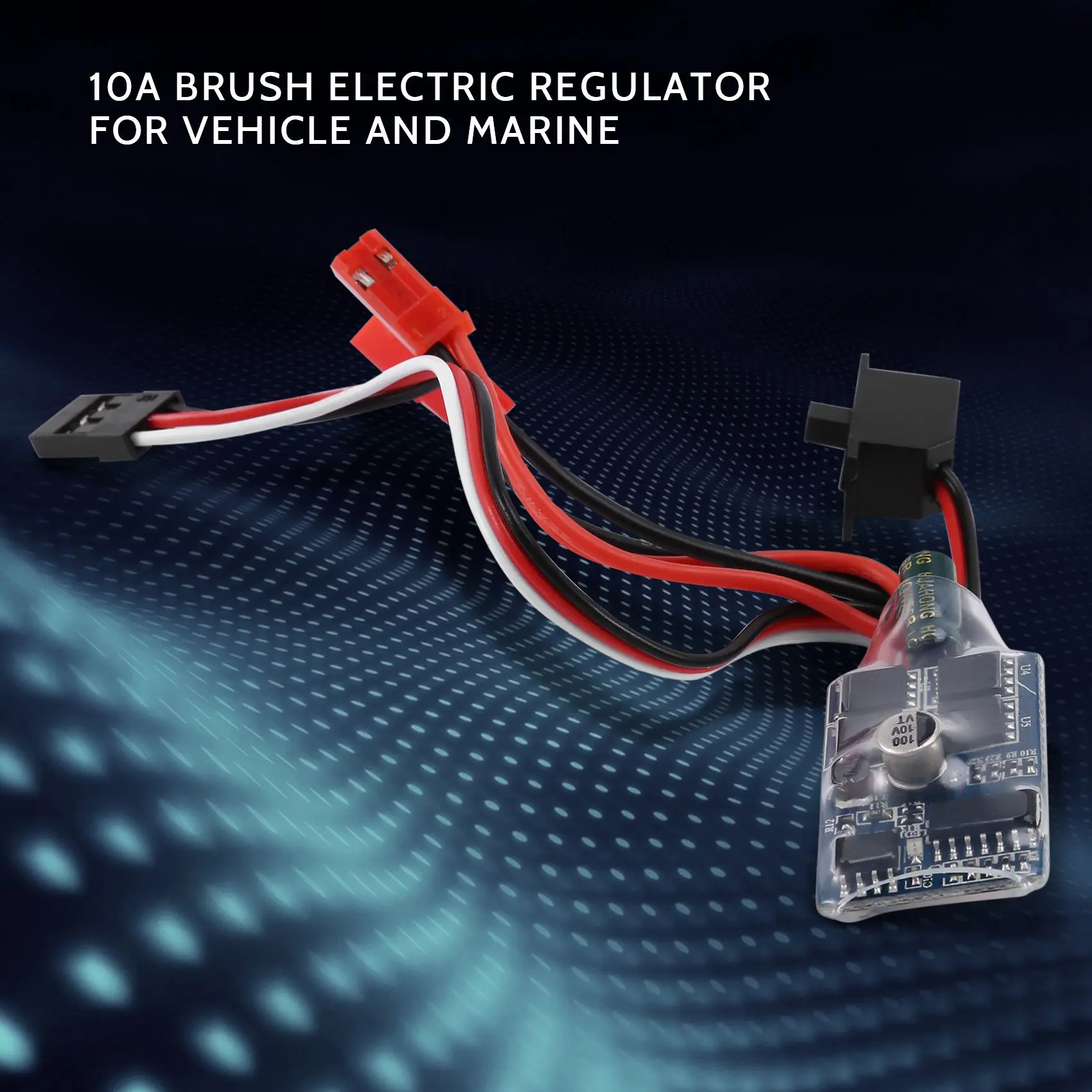 รถบังคับวิทยุแบบไม่มีเบรก, ตัวควบคุมความเร็วมอเตอร์แบบไม่มีแปรงสำหรับเรือ mobil RC 10A