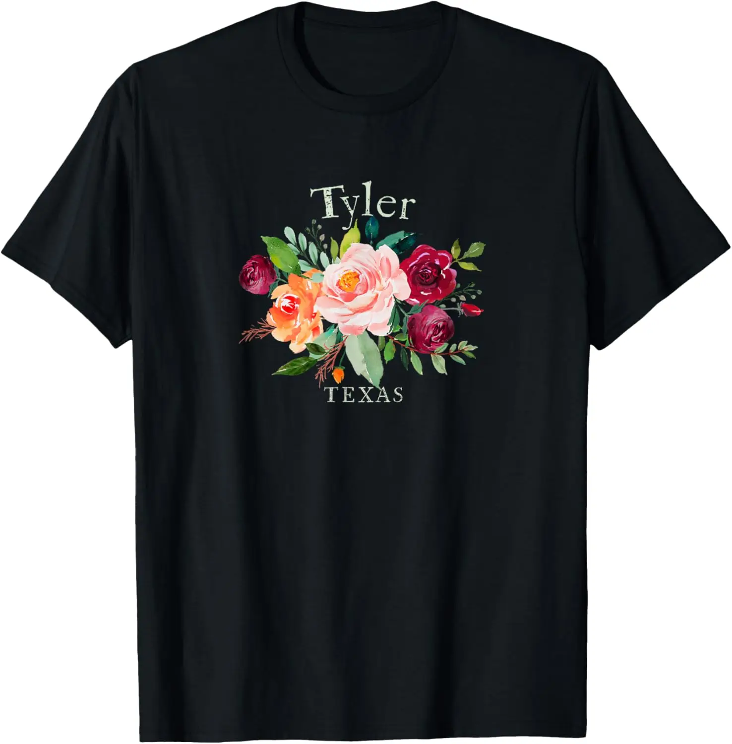 

Tyler Texas Floral Rose Lovers Flower Gardeners Souvenir T-Shirt