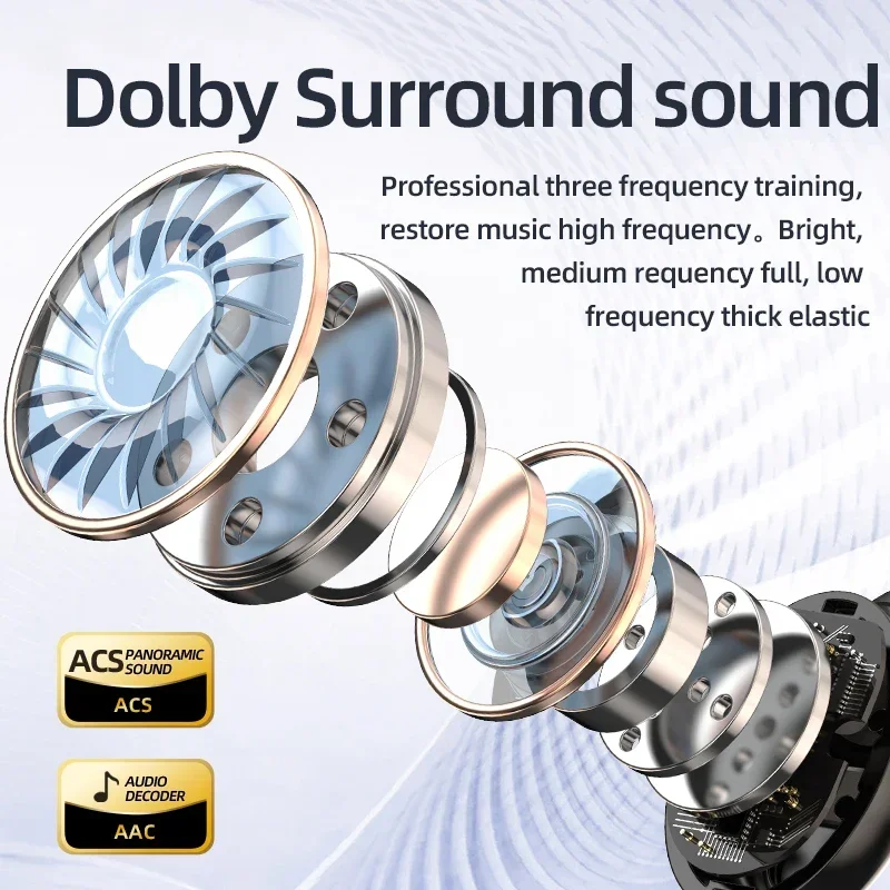 لينوفو TWS S30 سماعة لاسلكية تعمل بالبلوتوث سماعات بلوتوث 5.3 Hifi ستيريو رياضية سماعات أذن مقاومة للماء مع ميكروفون