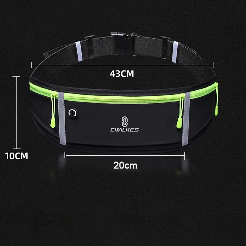 Sports Fanny Pack Women Running Belt Waist Bag Men Waterproof Gym Phone Pouch Banana Bags Run Accessories
