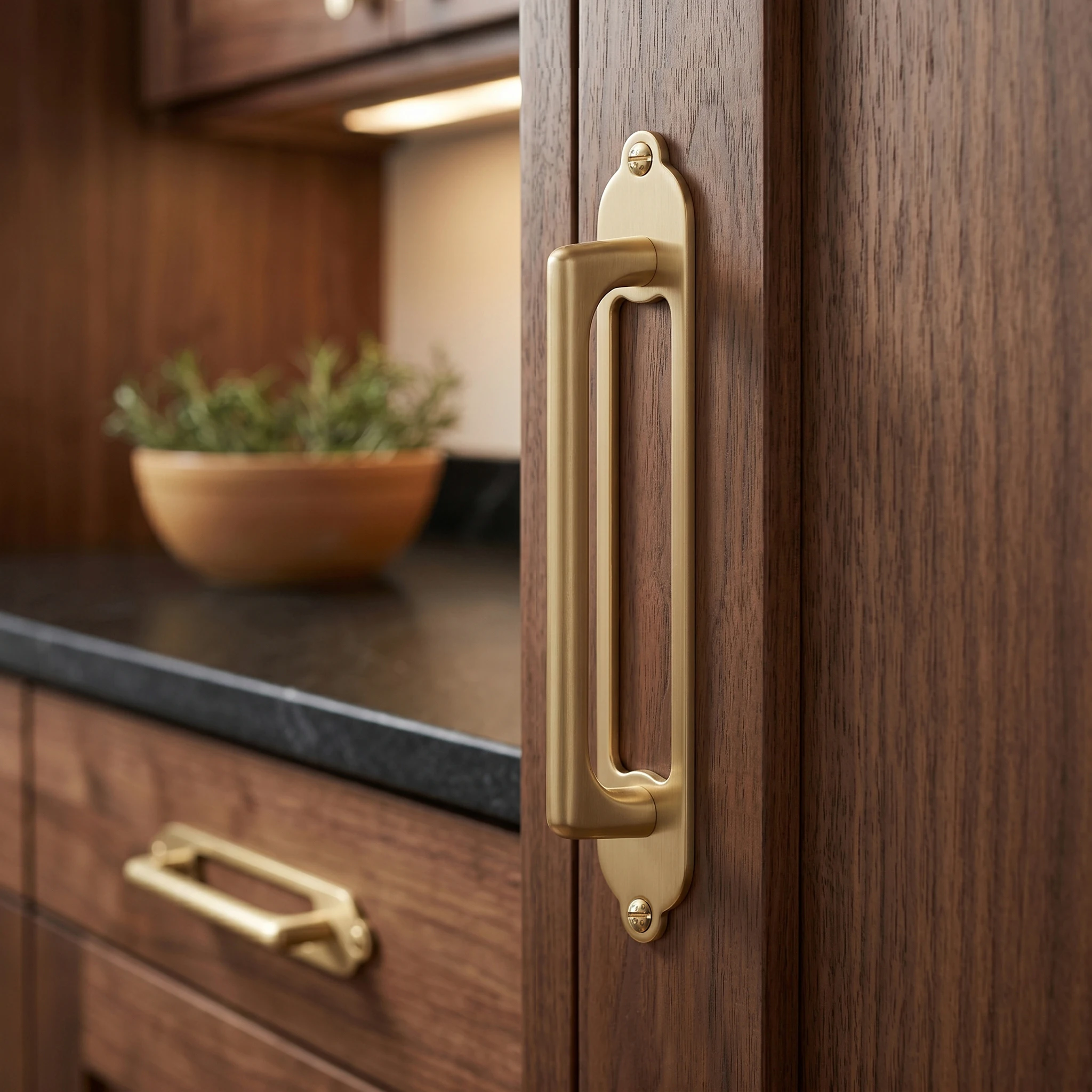 Goo-Ki Antique Brass Cabinet Pulls with Metro Classic Oval Backplate- 2 Pack 5''(128MM) Hole Centers Zinc Alloy Drawer Handle