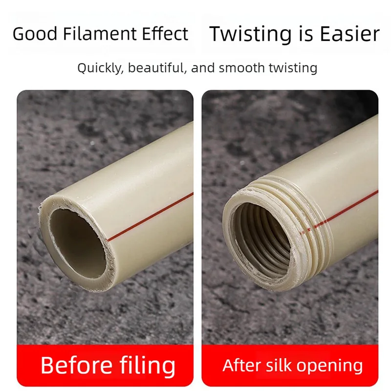 Integrated Internal And External Pipe Thread Cutting Tools, Home Pipe Repair Tools, Suitable For PPR, PVC, Or MPP Plastic Pipes