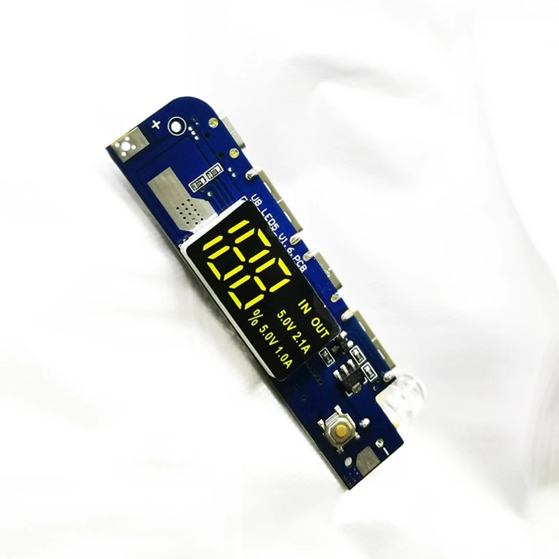 3.7V Dual USB 5V2A Módulo placa base DIY Energía móvil