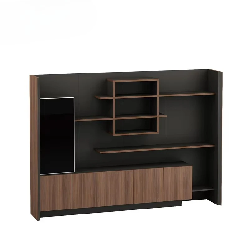 

Office Display Cabinet Bookshelf Modern Design Office Wooden File Cabinet File Storage Cabinet