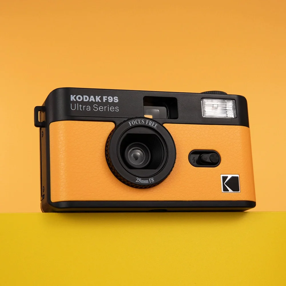 Kodak ultra f9s câmera 135mm original retro câmera filme 35mm filme com flash manual câmera não descartável reutilizável substituível