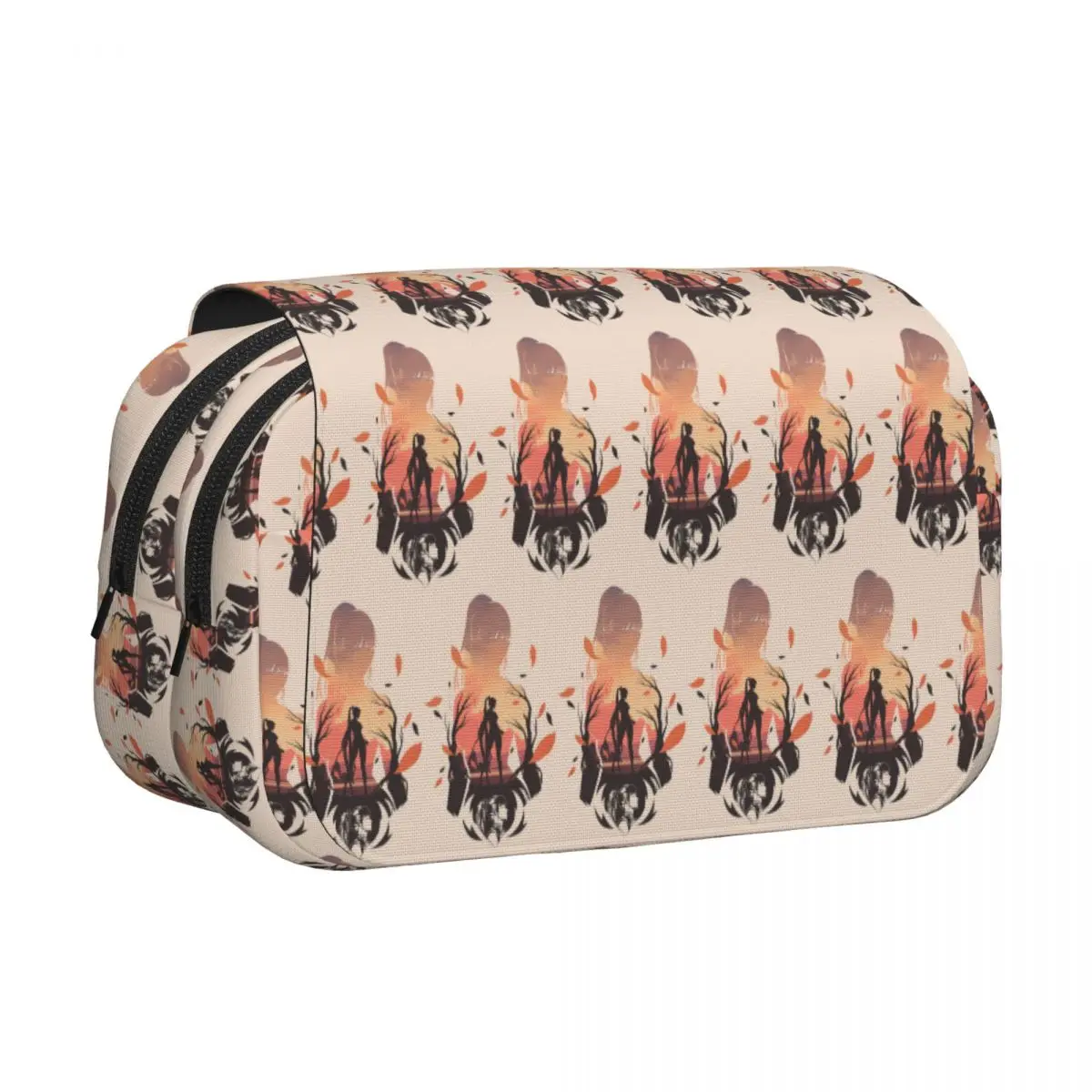 Eve Defense Force Pencil Cases Pencil Pouch Hard Shell Leather Big Capacity Pen Box Pencil Bag for Boys Girls Gifts