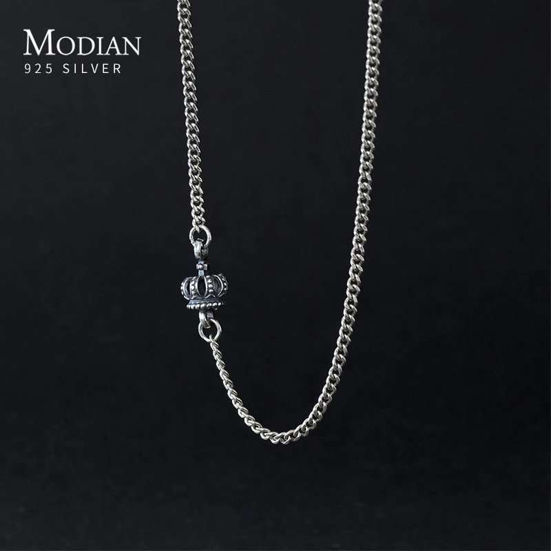 

Цепочка MODIAN женская из серебра 925 пробы с подвеской в виде короны