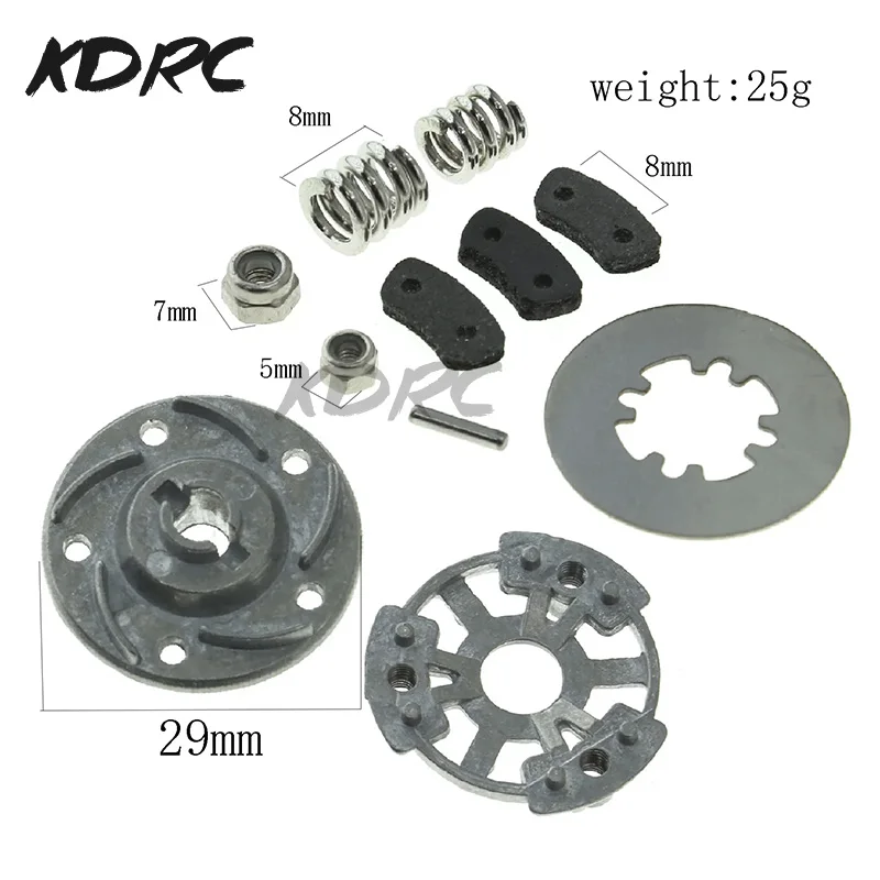 TRAXXAS Slash 4X4 Rustler Bandit Jato Metal Slipper Clutch Rebuild Kit 5552X 5556 Slipper Pressure Plate & Hub Upgrade Parts