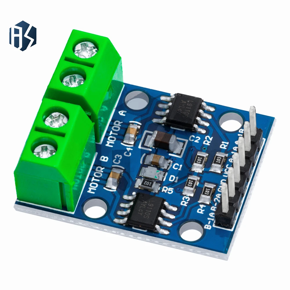 ‌ Modulo driver motore H-Bridge L9110S - Scheda controller motore DC/passo doppia per robotica, Arduino, progetti fai da te