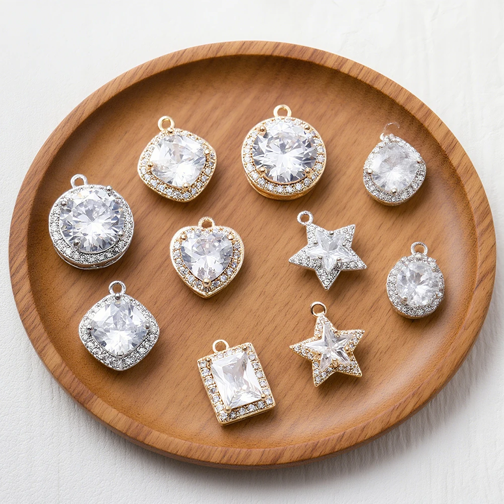 

Cordial Design 20Pcs Hand Made/Jewelry Findings/DIY Pendant/Copper Accessories/Genuine Gold Plating/Geometry Shape #194976