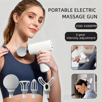 Professional Fascial Massage Gun Deep Tissue Massage 6 Gears Electric Percussion Massager For Neck Back Arm Waist Fitness Tool