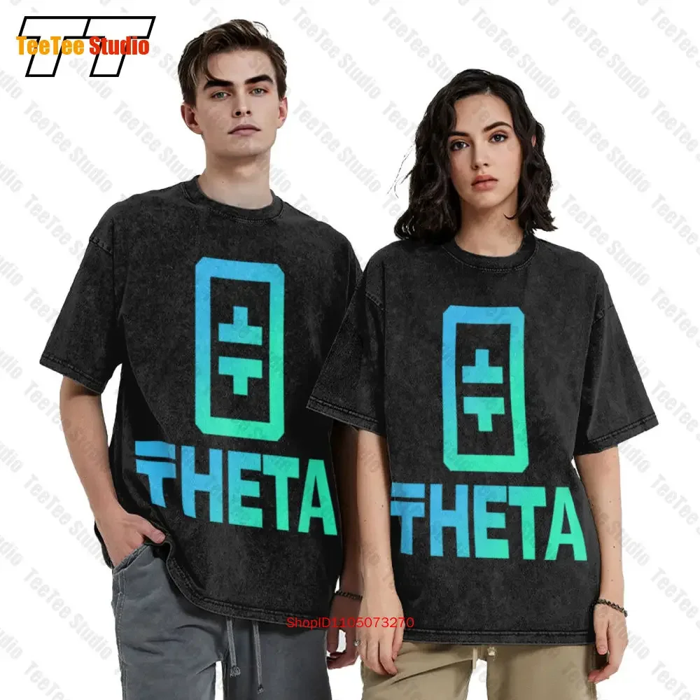 Theta Crypto Crypto Token Coin Vintage Oversized T-Shirt FUDH