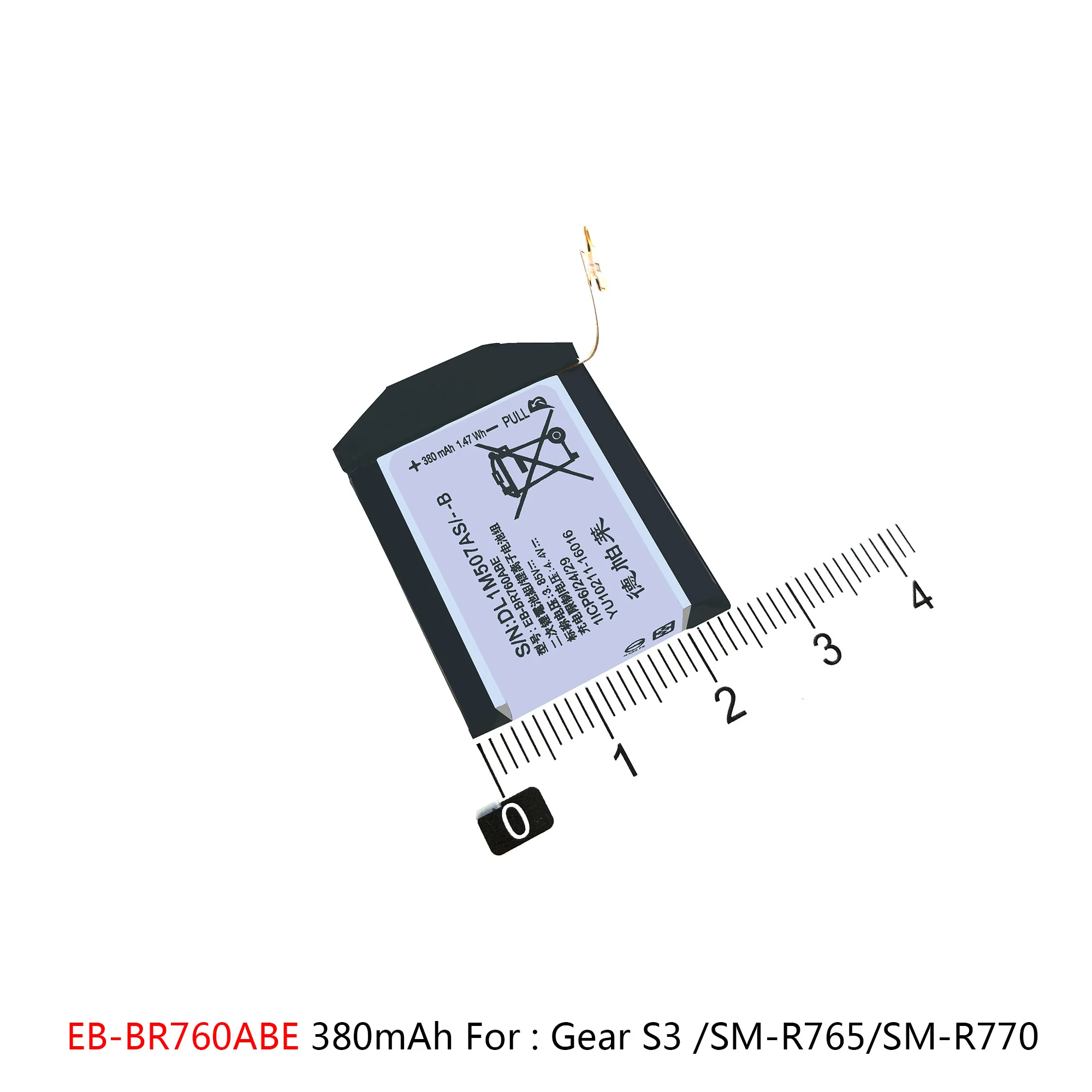 EB-BR760ABE BR810ABU R830ABY R380 R381 B030FE V700 Battery For Samsung Galaxy Watch Gear 1 2 Active2 835 S3 S4 R765 R770 BR800