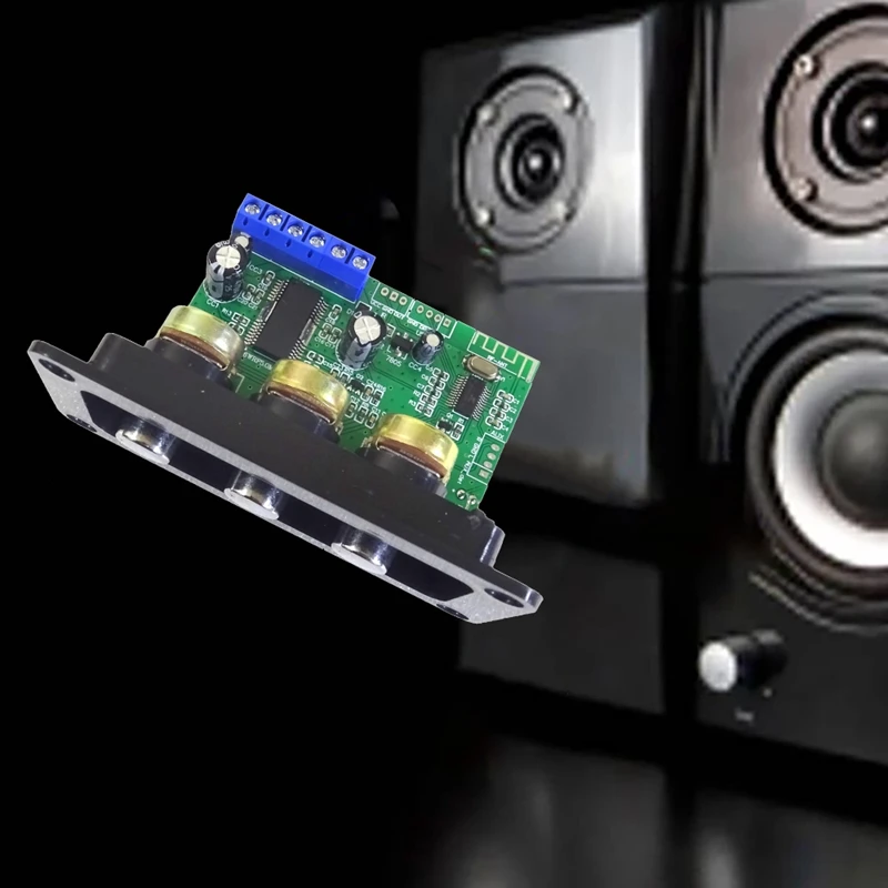 Kit de carte d'amplificateur de puissance audio Bluetooth 30W avec câble femelle CC + télécommande BTpig Mono Subwoofer