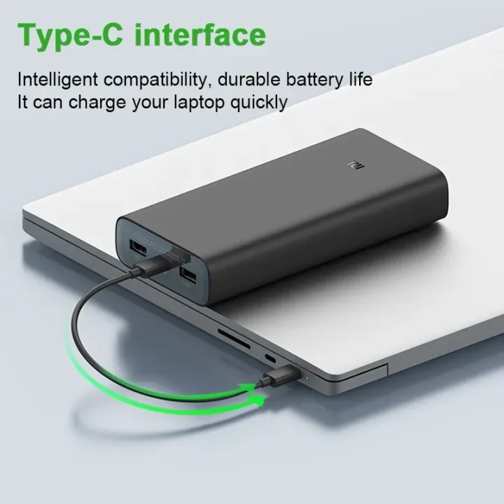 Original Xiaomi PowerBank 3 20000mAh 50W PB200SZM External Battery 3 USB TypeC Fast Charging Portable Charger Powerbank 20000mAh