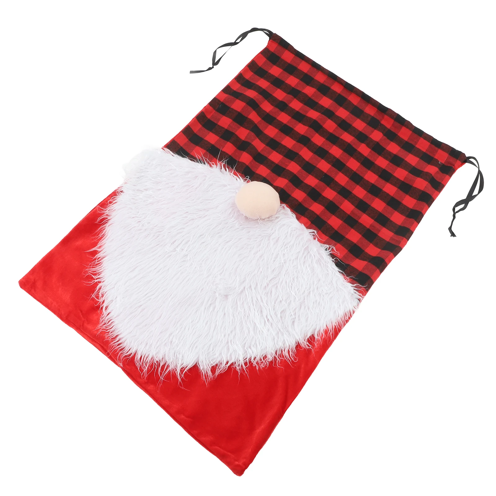 

Extra Large Christmas Gift Bag Fabric Santa Claus Pouches Kids Party Decorations Candy Storage Bags Lightweight