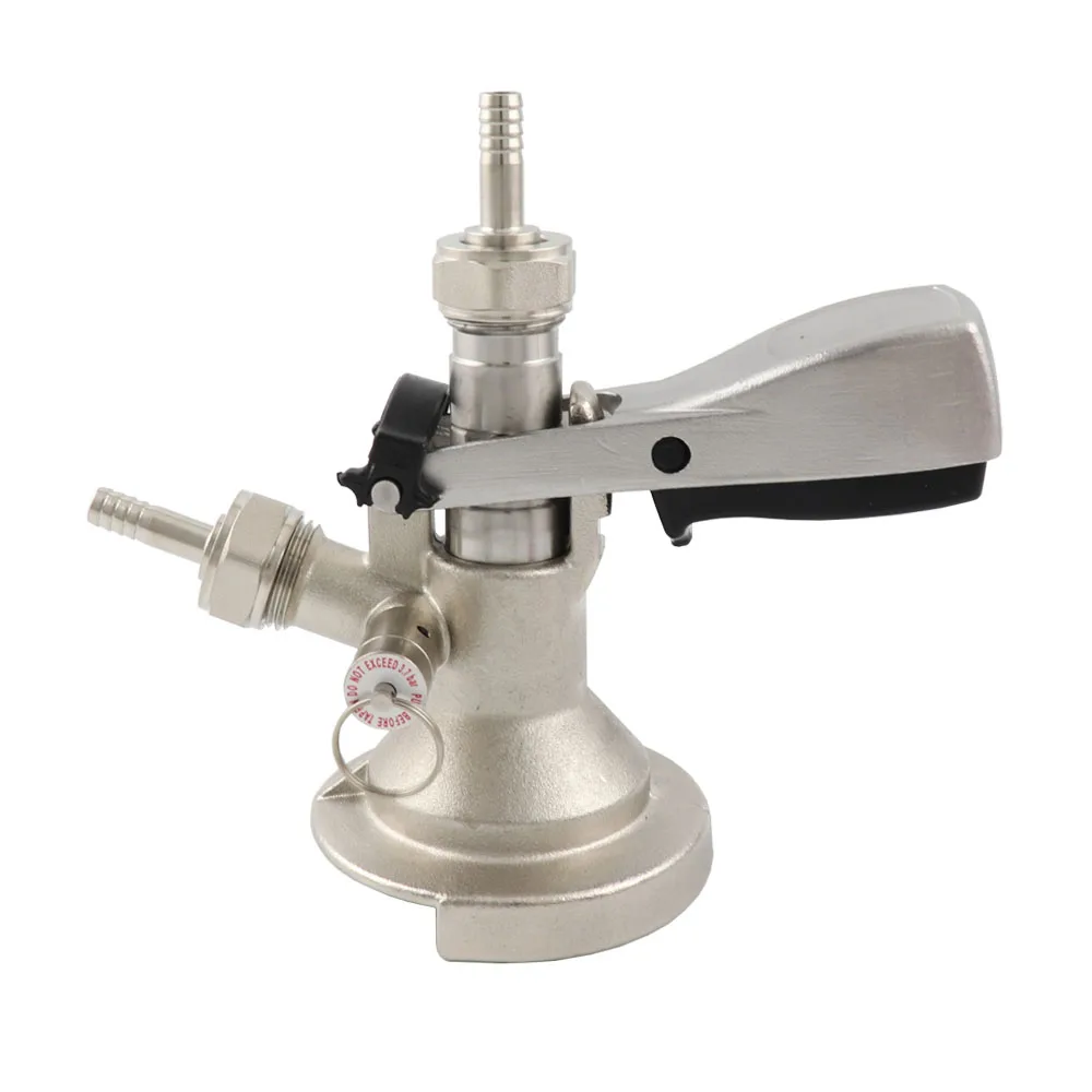 Beer Keg Coupler Sankey Tap System A D G S Type with Stainless Steel Probe Pressure Valve Homebrew Kegerator Keg Dispenser