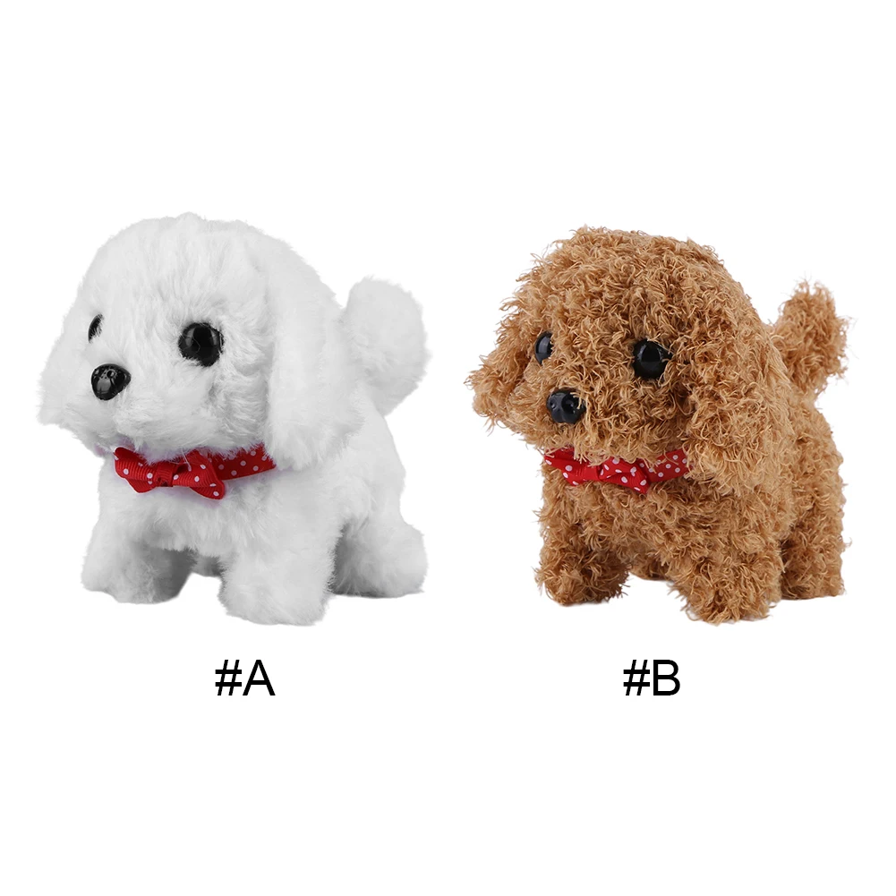 Elektronischer Roboterhund, interaktives Plüsch-Welpenspielzeug, wirkt wie ein echter Welpe, Stofftierhund, batteriebetrieben, für Kinder ab 14 Jahren