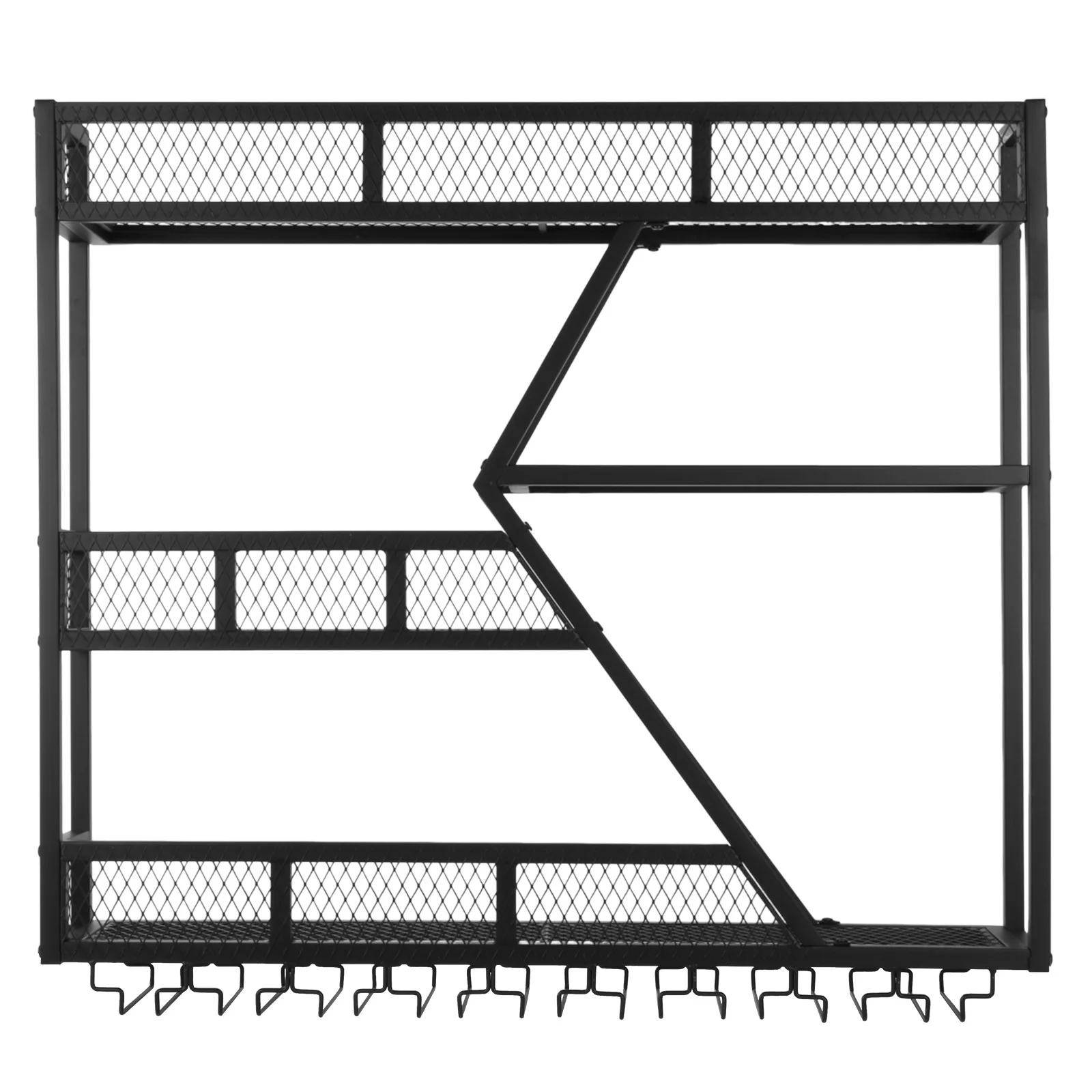 

Настенная винная полка (черная)